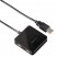 Hama USB Hub 2.0 1:4 Svart
