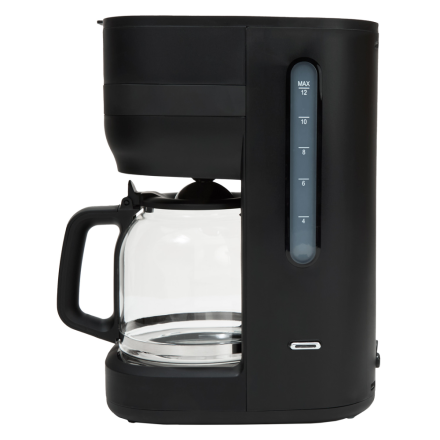 KB300 KAFFEBRYGGARE 12 KOPPAR MATTSVART