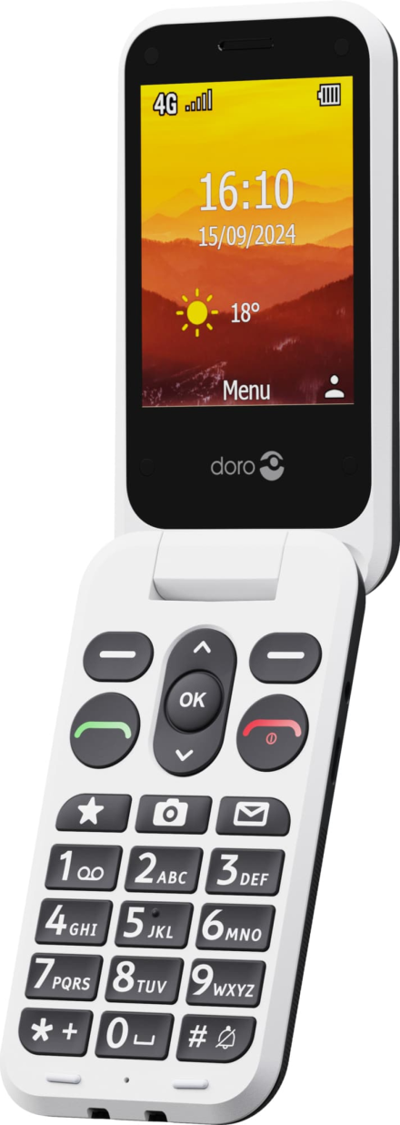 LEVA L21 MOBILTELEFON SVART/VIT