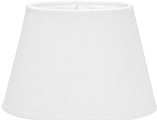PR Home PR HOME OVAL LAMPSKÄRM 20CM LIN OFFWHITE hos Poradio.se
