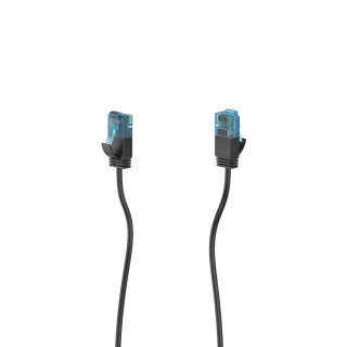 Hama KABEL NÄTVERK CAT6A SLIM 0,5M SVART hos Poradio.se