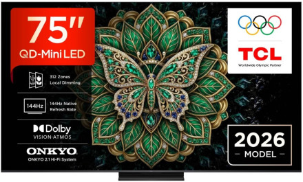 75C6K PRO 75" 4K QD-MINILED GOOGLE TV