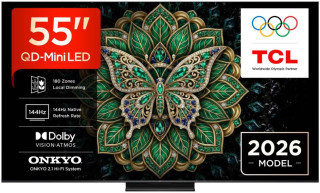 TCL 55C6K PRO 55" 4K QD-MINILED GOOGLE TV hos Poradio.se