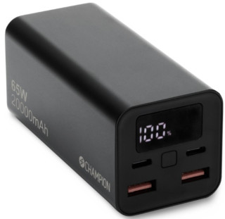 Champion POWERBANK 20000MAH 65W PD hos Poradio.se
