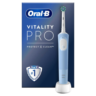 Oral-B VITALITY PRO ELTANDBORSTE LIGHT BLUE hos Poradio.se