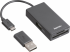 Hama Kortläsare OTG Smartphone Tablet PC Mikro-USB 2.0 Svart