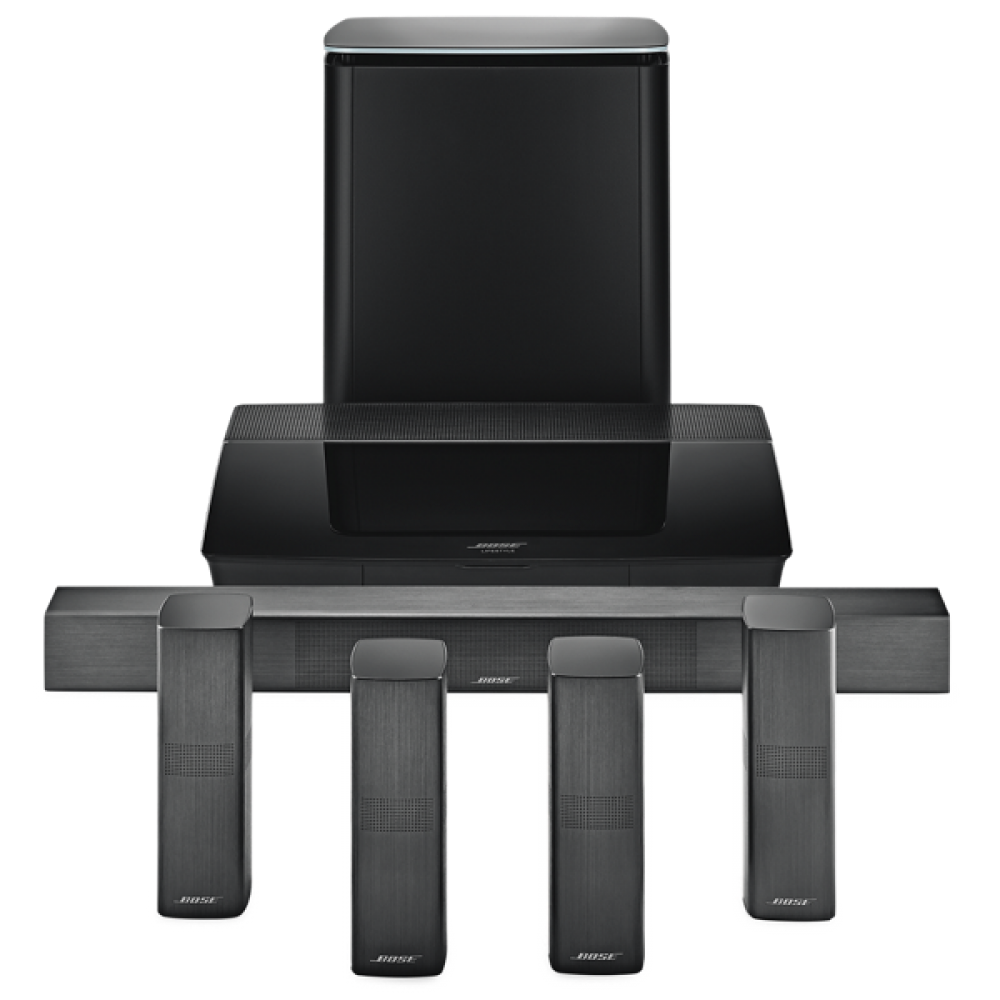 BOSE LIFESTYLE 650 HOME ENTERTAINMENT SYSTEM SVART - P.O ...