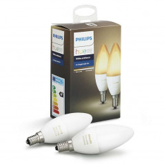 Philips HUE AMBIANCE 6W E14 2-PACK hos Poradio.se
