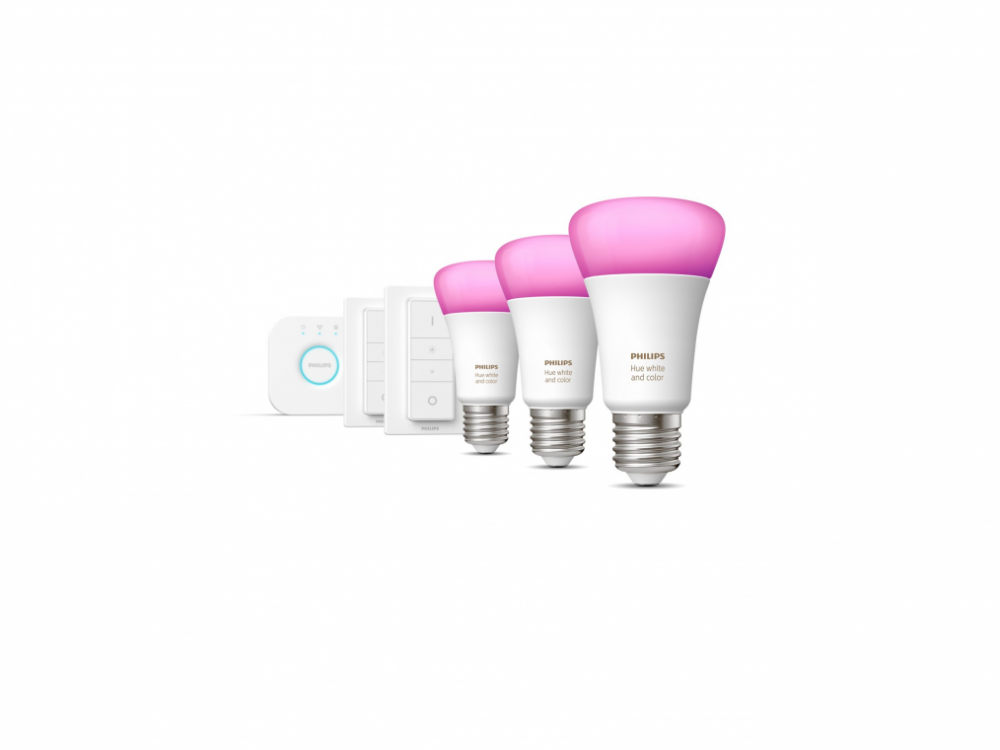 Philips HUE COLOR STARTKIT E27 3-PACK
