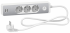 Schneider Electric GRENUTTAG 3-VÄGS 2XUSB VIT/ALU