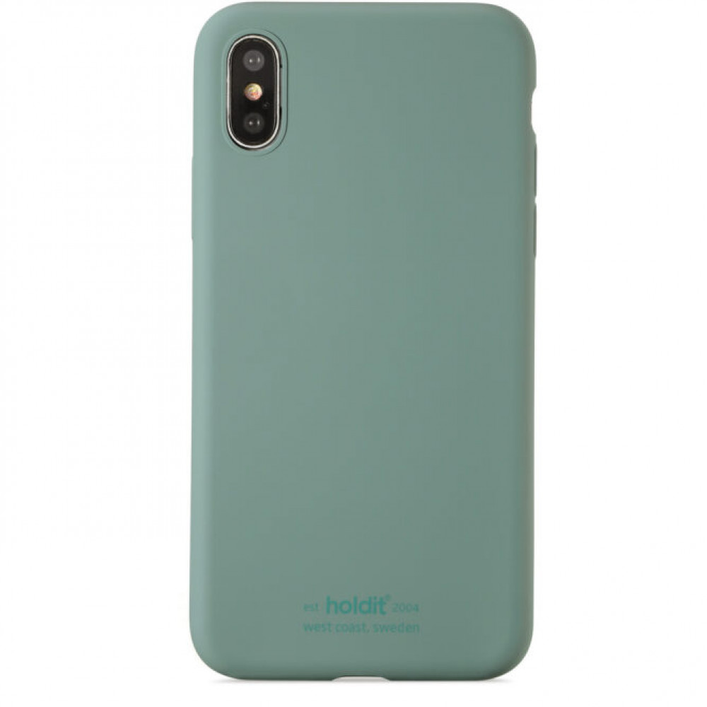 Holdit SILICONE CASE IPHONE X/XS MOSS GREEN - P.O.Radio TV