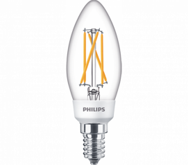 Philips LED CLASSIC B35 SSW WW 40W E14 hos Poradio.se