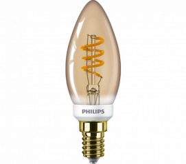 Philips LED CLASSIC DIMBAR B35 15W E14 GOLD hos Poradio.se