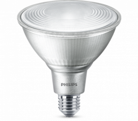 Philips LED REFLEKTOR R63 42W CM E27 WW ND hos Poradio.se