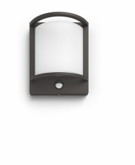 Philips SAMONDRA IR WALL LANTERN ANTHRACITE 1X12 hos Poradio.se