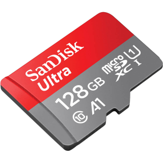 Sandisk MINNESKORT MICROSDXC 128GB hos Poradio.se
