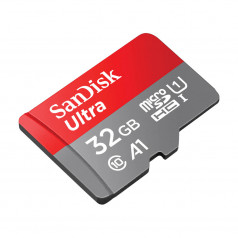 Sandisk MINNESKORT MICROSDHC 32GB hos Poradio.se