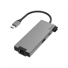 Hama USB-C MULTIPORT HDMI/ETHERNET hos Poradio.se