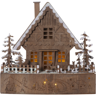 Star Trading TRIER LJUSSTAKE BATTERI LED NATUR hos Poradio.se