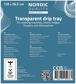 Nordic Quality DROPPSKYDD 120 X 56,5 CM hos Poradio.se