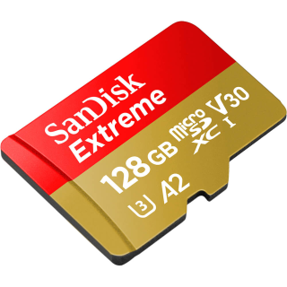 Sandisk MINNESKORT MICROSDXC 128GB EXTREME hos Poradio.se
