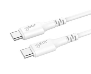 Gear LADDKABEL USB-C TILL USB-C 1M VIT hos Poradio.se