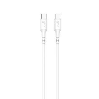Gear GEAR LADDKABEL USB-C - USB-C 2M VIT hos Poradio.se