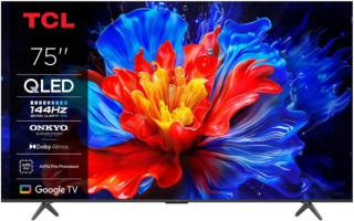 TCL 75P8K 75" 4K Q-LED GOOGLE TV hos Poradio.se